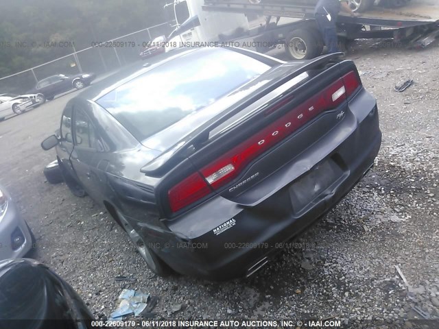 2C3CDXCT0EH353538 - 2014 DODGE CHARGER R/T GRAY photo 3