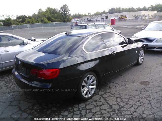 WBAKF3C55BE442405 - 2011 BMW 328 XI BLACK photo 4