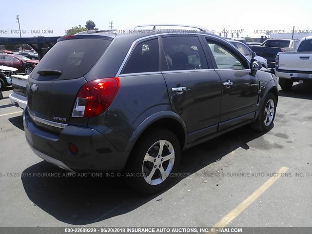 3GNFL3EKXDS517695 - 2013 CHEVROLET CAPTIVA LT GRAY photo 4