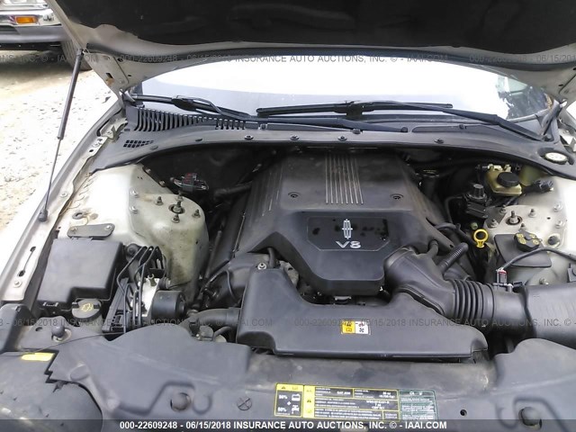 1LNHM87AX4Y622919 - 2004 LINCOLN LS GRAY photo 10