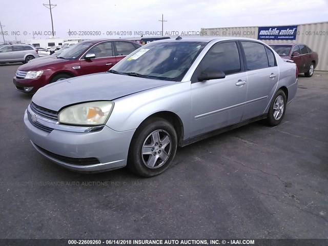 1G1ZT548X4F184225 - 2004 CHEVROLET MALIBU LS 银色 照片 2