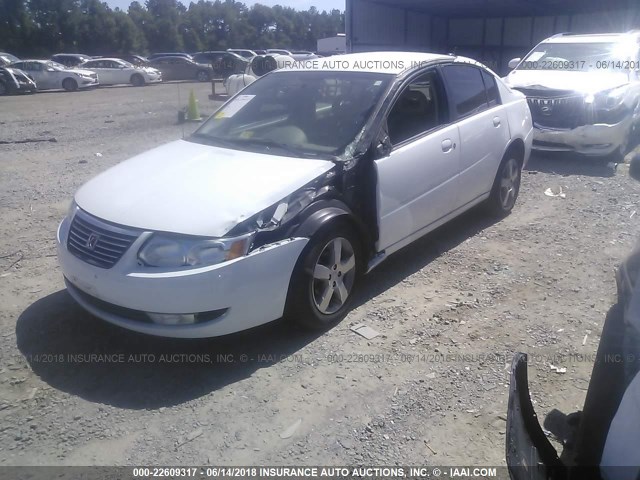 1G8AL55B26Z103938 - 2006 SATURN ION LEVEL 3 WHITE photo 2