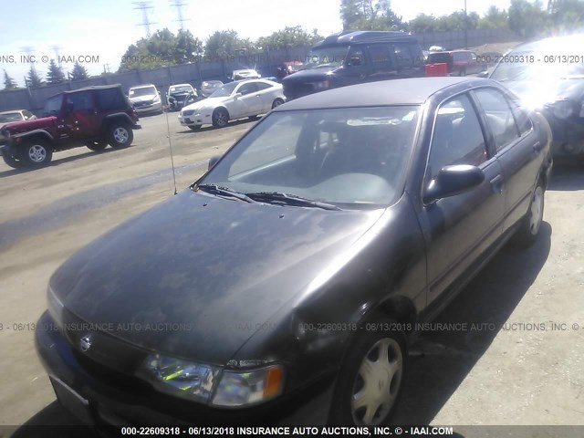 3N1AB41D6XL079830 - 1999 NISSAN SENTRA XE/GXE BLACK photo 2