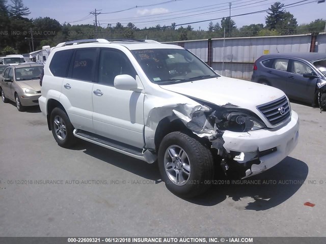 JTJBT20X090175562 - 2009 LEXUS GX 470 WHITE photo 1