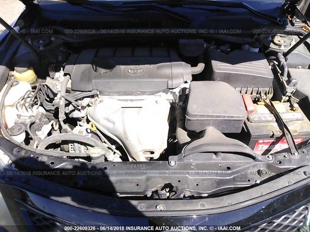 4T1BF3EK7BU209701 - 2011 TOYOTA CAMRY SE/LE/XLE 黑色 照片 10