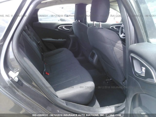 1C3CCCABXFN575504 - 2015 CHRYSLER 200 LIMITED GRAY photo 8