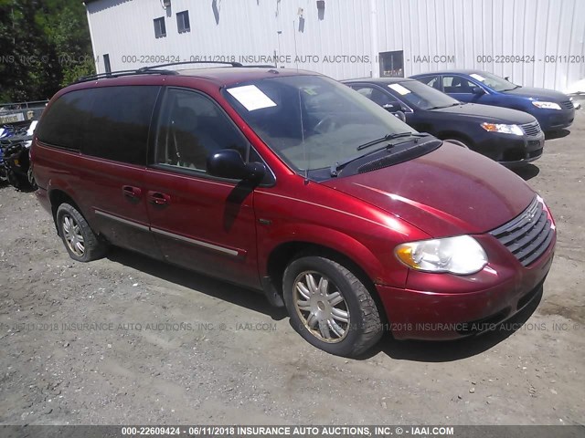 2A4GP54L07R279679 - 2007 CHRYSLER TOWN & COUNTRY TOURING RED photo 1
