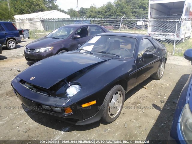 WP0JB0927FS861403 - 1985 PORSCHE 928 S BLACK photo 2