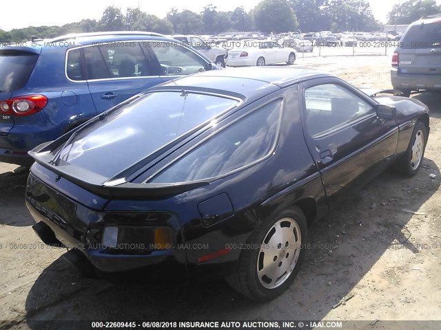 WP0JB0927FS861403 - 1985 PORSCHE 928 S BLACK photo 4