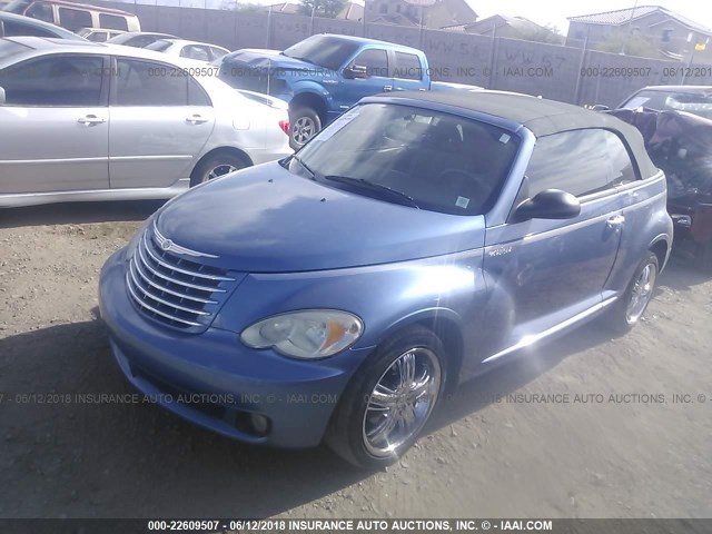 3C3JY55E36T297795 - 2006 CHRYSLER PT CRUISER TOURING BLUE photo 2