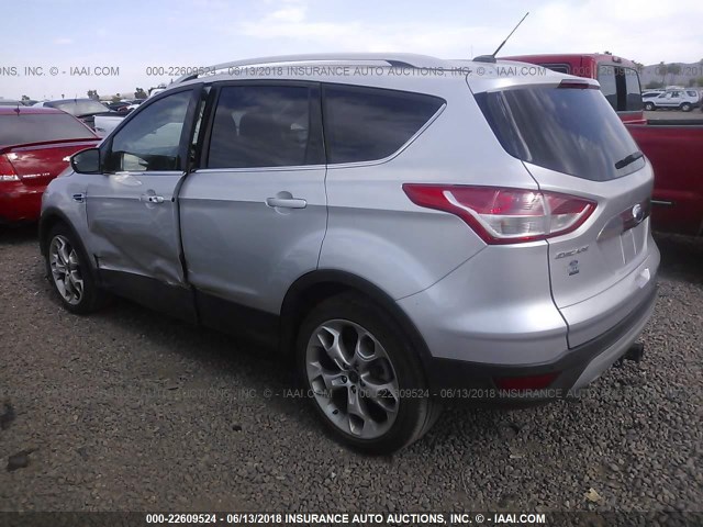 1FMCU9J90GUC28338 - 2016 FORD ESCAPE TITANIUM SILVER photo 3