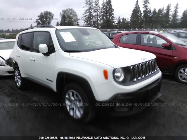 ZACCJABB0HPG56641 - 2017 JEEP RENEGADE LATITUDE WHITE photo 1