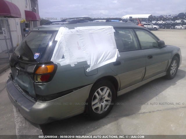 4S3BH675737623424 - 2003 SUBARU LEGACY OUTBACK AWP 绿色 照片 4