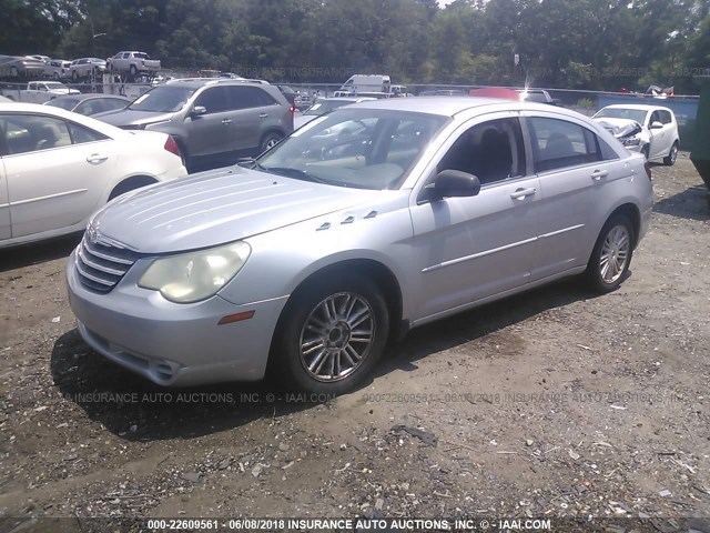 1C3LC56K27N551817 - 2007 CHRYSLER SEBRING TOURING SILVER photo 2