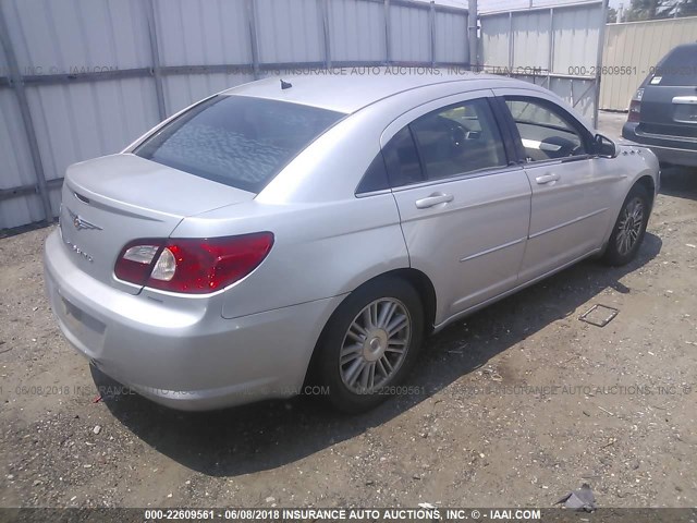 1C3LC56K27N551817 - 2007 CHRYSLER SEBRING TOURING SILVER photo 4