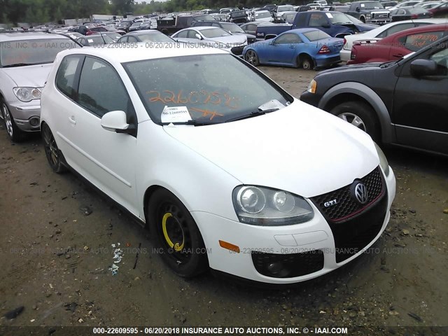 WVWEV71K77W028207 - 2007 VOLKSWAGEN NEW GTI WHITE photo 1