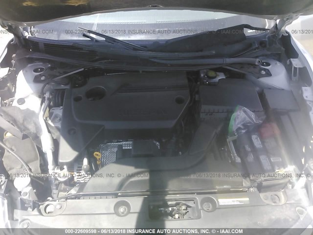 1N4AL3AP7GC239407 - 2016 NISSAN ALTIMA 2.5/S/SV/SL/SR SILVER photo 10