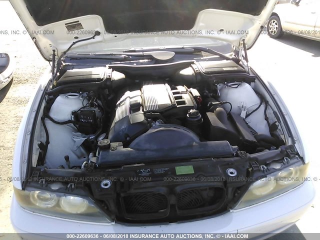WBADT43443G027550 - 2003 BMW 525 I AUTOMATIC WHITE photo 10