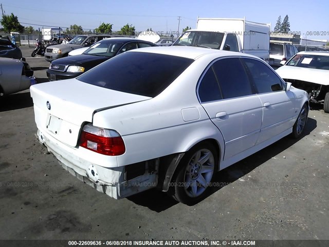WBADT43443G027550 - 2003 BMW 525 I AUTOMATIC WHITE photo 4