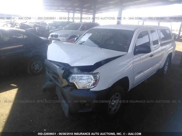 5TFTX4CN2EX040148 - 2014 TOYOTA TACOMA ACCESS CAB Ақ фото 2