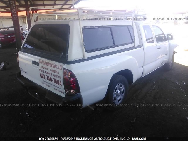 5TFTX4CN2EX040148 - 2014 TOYOTA TACOMA ACCESS CAB Ақ фото 4