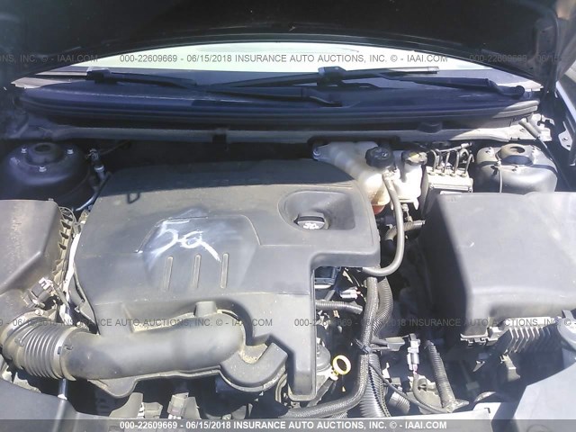 1G1ZA5EU2CF395015 - 2012 CHEVROLET MALIBU LS 灰色 照片 10