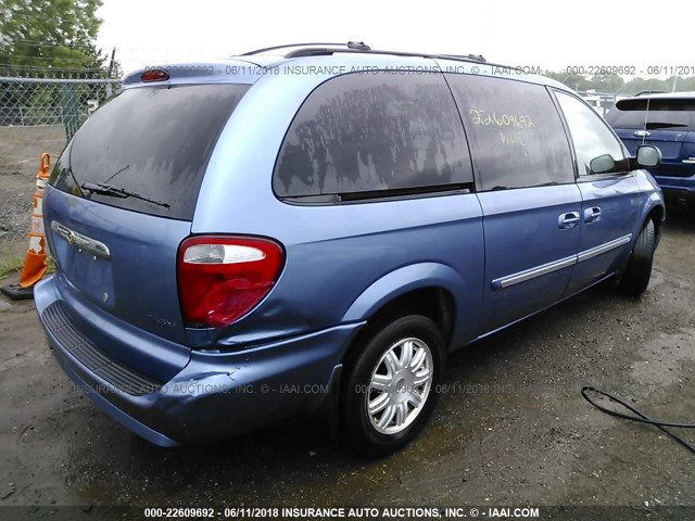 2A4GP54L27R307739 - 2007 CHRYSLER TOWN & COUNTRY TOURING BLUE photo 4