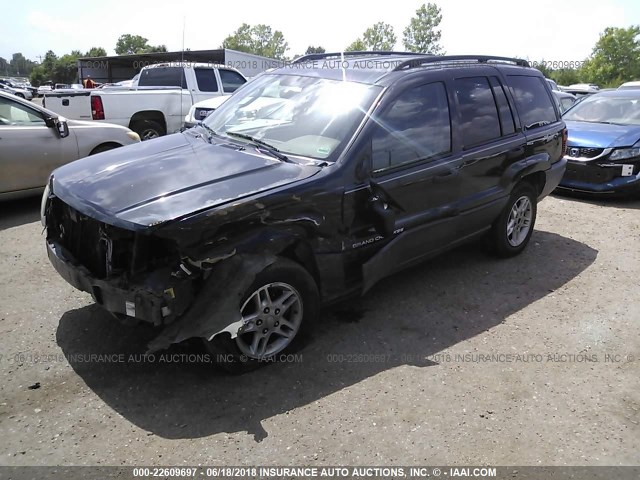 1J4GW48S54C204284 - 2004 JEEP GRAND CHEROKEE LAREDO/COLUMBIA/FREEDOM 黑色 照片 2