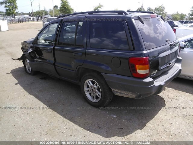 1J4GW48S54C204284 - 2004 JEEP GRAND CHEROKEE LAREDO/COLUMBIA/FREEDOM 黑色 照片 3