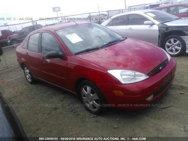 1FAHP38371W108439 - 2001 FORD FOCUS ZTS RED photo 1