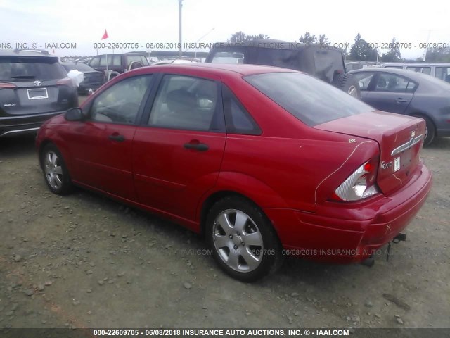 1FAHP38371W108439 - 2001 FORD FOCUS ZTS RED photo 3