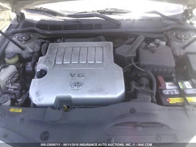 4T1BK46K47U544888 - 2007 TOYOTA CAMRY NEW GENERAT LE/XLE/SE SILVER photo 10