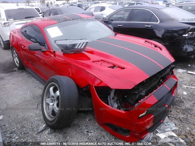 1FA6P8CFXF5388070 - 2015 FORD MUSTANG GT RED photo 1