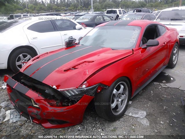 1FA6P8CFXF5388070 - 2015 FORD MUSTANG GT RED photo 2