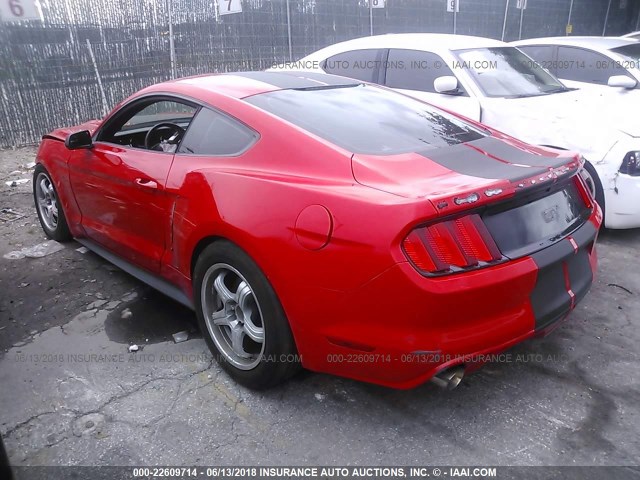 1FA6P8CFXF5388070 - 2015 FORD MUSTANG GT RED photo 3