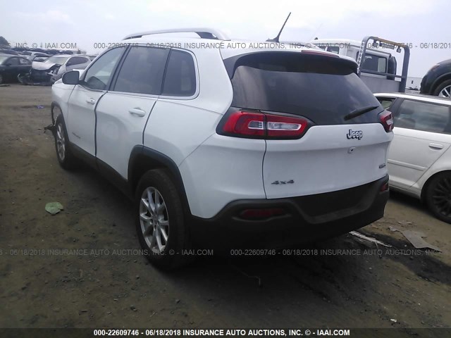 1C4PJMCB8HW575844 - 2017 JEEP CHEROKEE LATITUDE WHITE photo 3