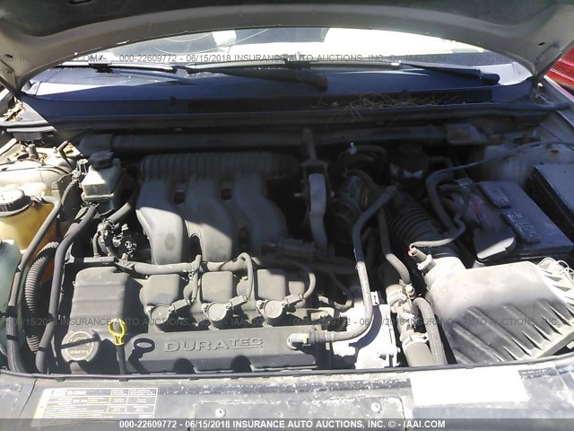 1FAFP24146G115310 - 2006 FORD FIVE HUNDRED SEL TAN photo 10