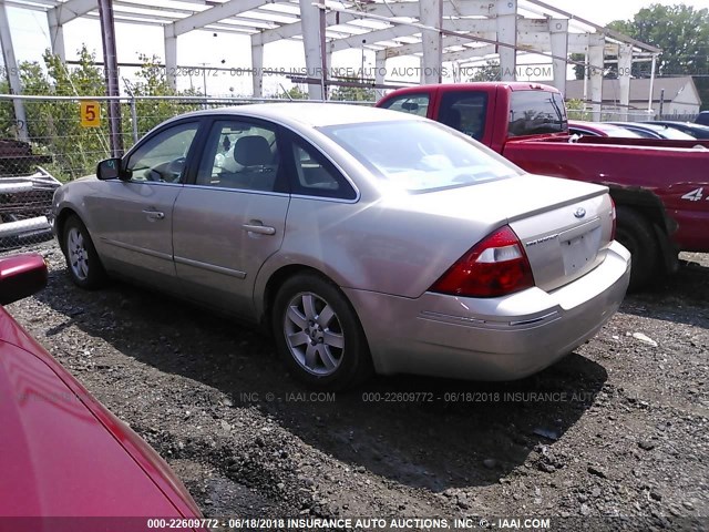 1FAFP24146G115310 - 2006 FORD FIVE HUNDRED SEL TAN photo 3