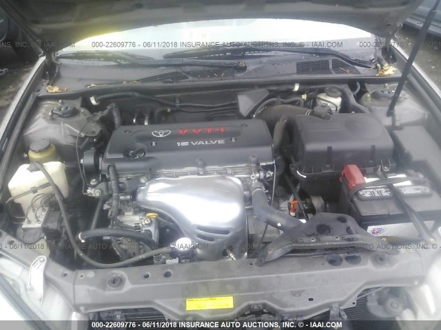 4T1BE30K03U742761 - 2003 TOYOTA CAMRY LE/XLE/SE ნაცრისფერი ფოტო 10