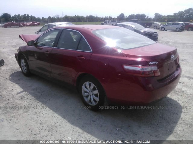 4T4BE46K79R128592 - 2009 TOYOTA CAMRY SE/LE/XLE 红色 照片 3