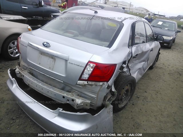 JF1GE61638H520816 - 2008 SUBARU IMPREZA 2.5I GRAY photo 4