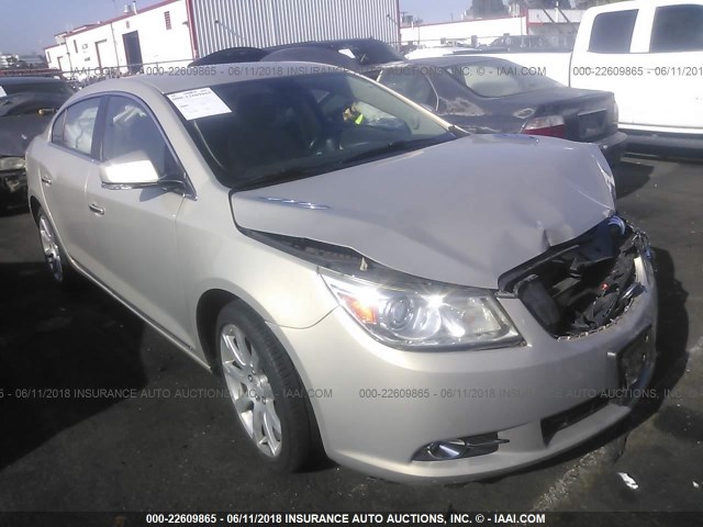 1G4GE5ED0BF313389 - 2011 BUICK LACROSSE CXS GOLD photo 1