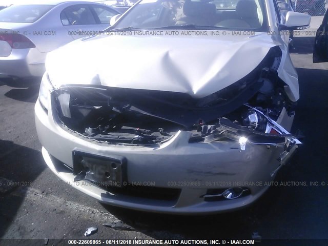 1G4GE5ED0BF313389 - 2011 BUICK LACROSSE CXS GOLD photo 6