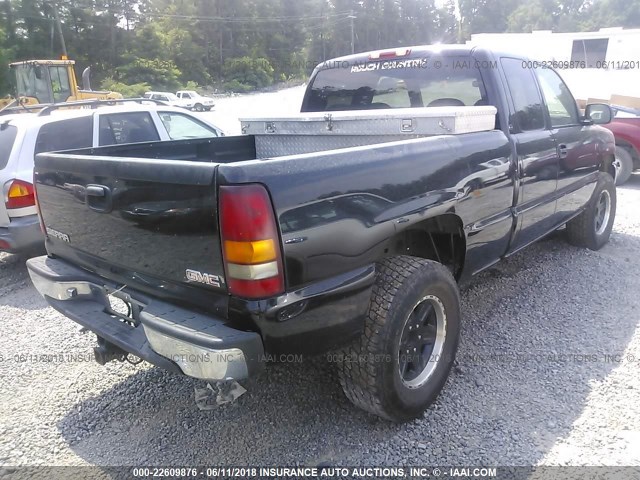 2GTEK19TXX1569620 - 1999 GMC NEW SIERRA K1500 BLACK photo 4