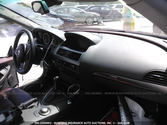 WBAEH734X4B189172 - 2004 BMW 645 CI AUTOMATIC Noir photo 5