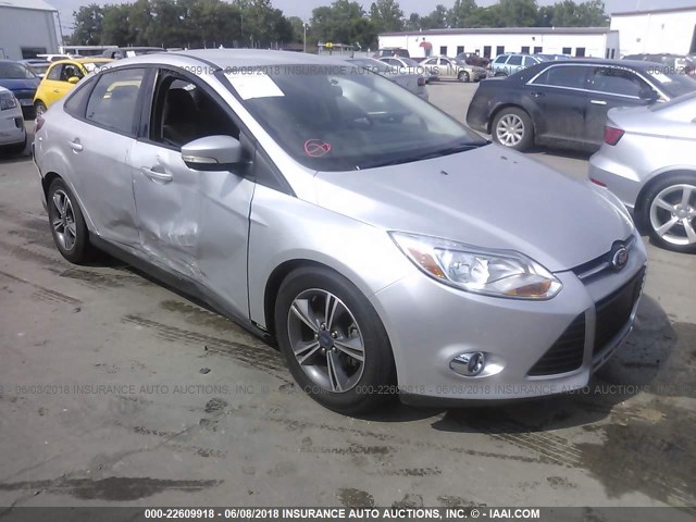 1FADP3F29EL241414 - 2014 FORD FOCUS SE SILVER photo 1