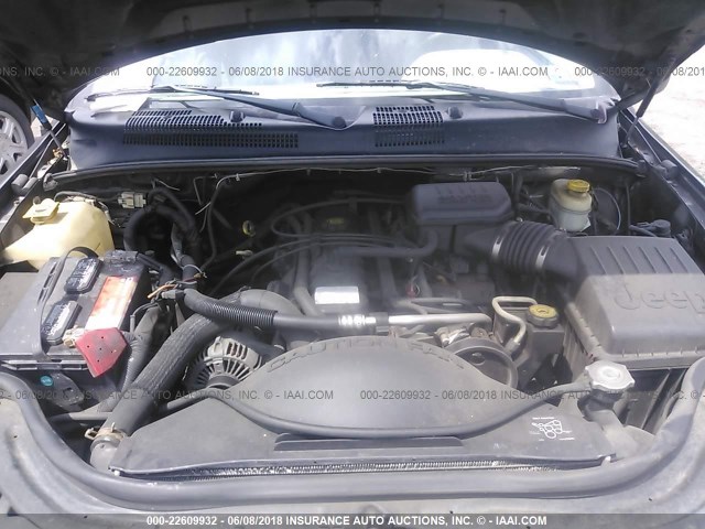 1J4GW48S54C376654 - 2004 JEEP GRAND CHEROKEE LAREDO/COLUMBIA/FREEDOM ნაცრისფერი ფოტო 10