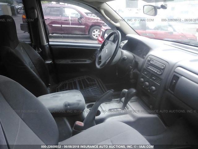 1J4GW48S54C376654 - 2004 JEEP GRAND CHEROKEE LAREDO/COLUMBIA/FREEDOM ნაცრისფერი ფოტო 5