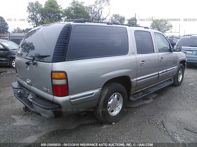 3GKFK16TXYG127068 - 2000 GMC YUKON XL K1500 TAN photo 4