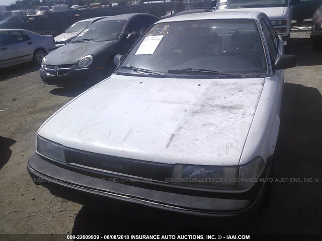 1NXAE93E9KZ066247 - 1989 TOYOTA COROLLA LE WHITE photo 6